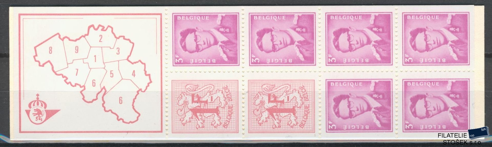Belgie známky Mi 1541-2 MH 18
