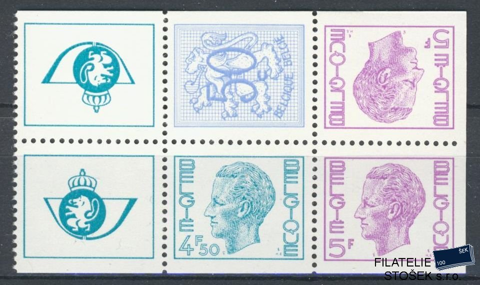 Belgie známky Mi 1954+1815-6 H-Bl.53