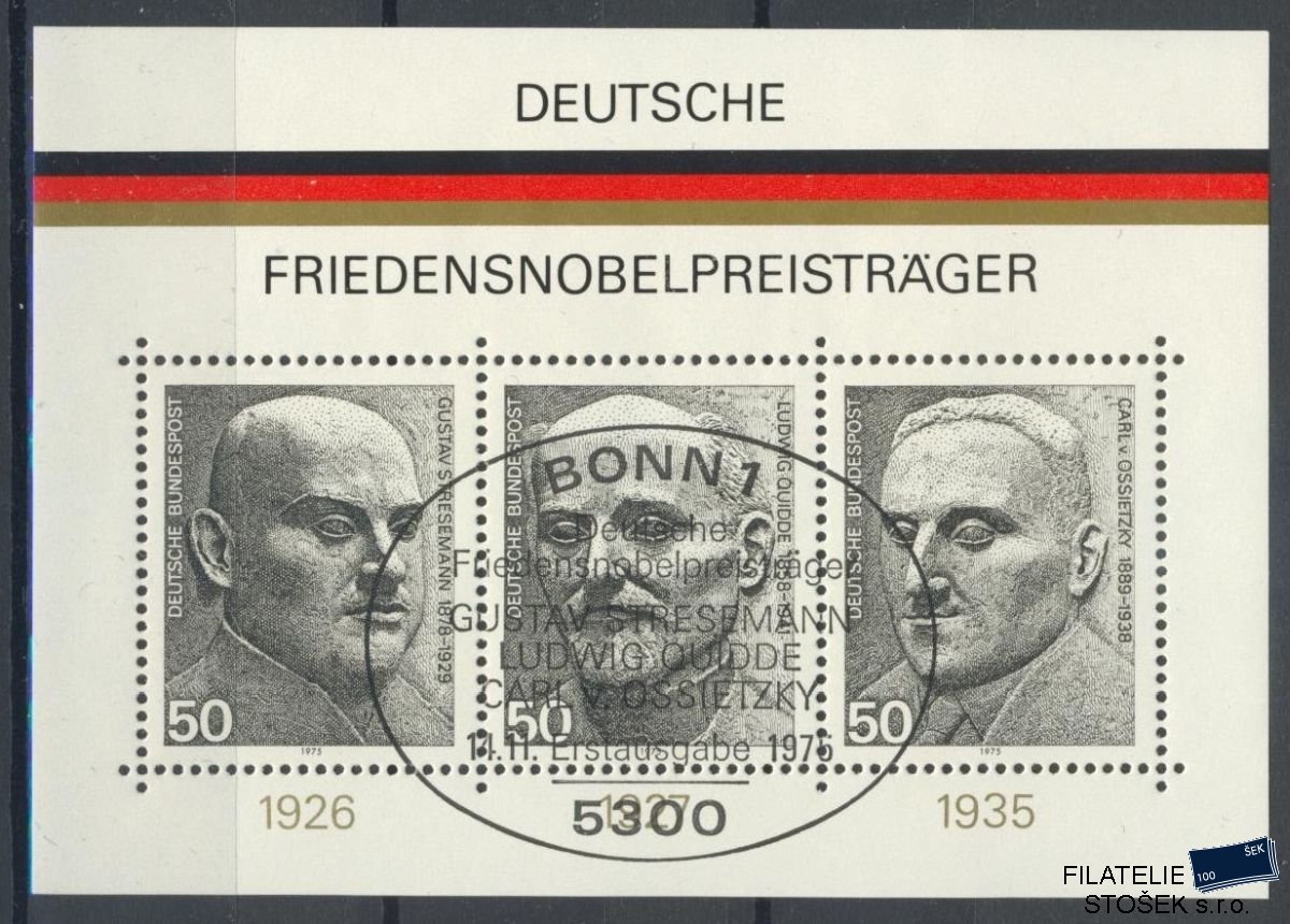 Bundes známky Mi 871-3 - Bl.11