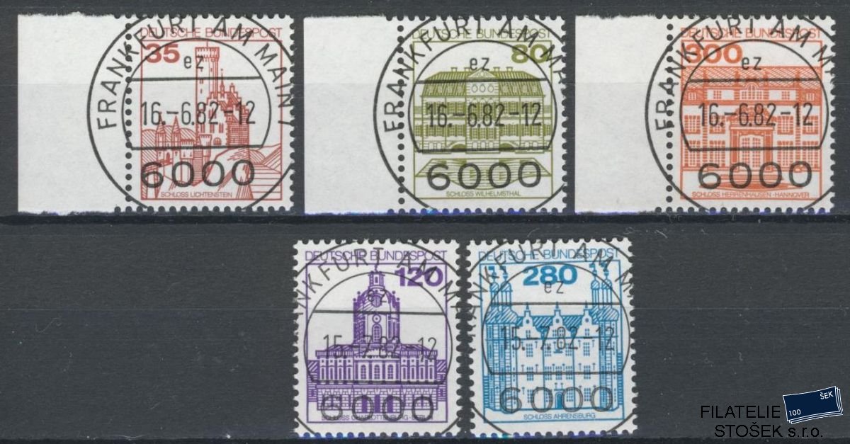 Bundes známky Mi 1139-43