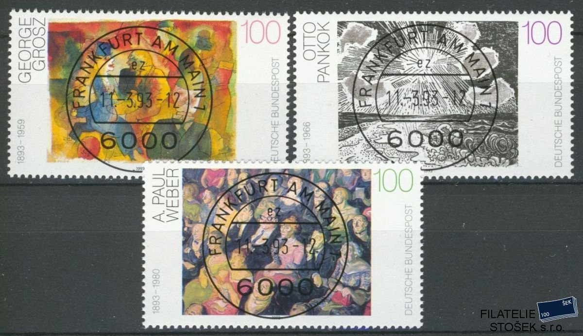 Bundes známky Mi 1656-8