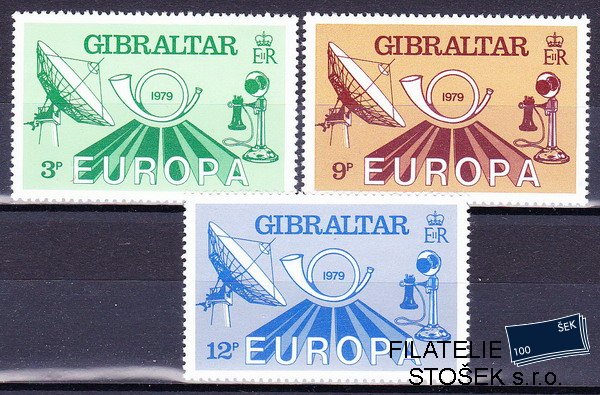 Gibraltar známky Mi 0392-4