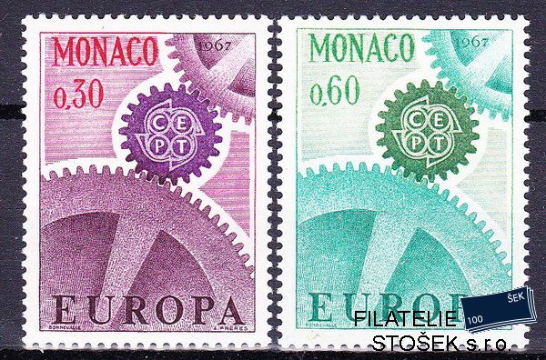 Monako známky Mi 0870-1