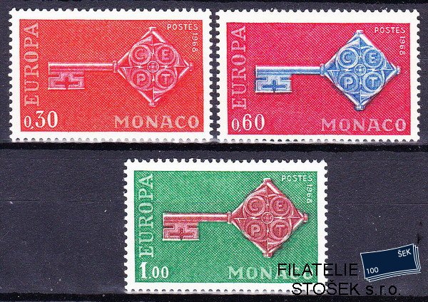 Monako známky Mi 0879-81