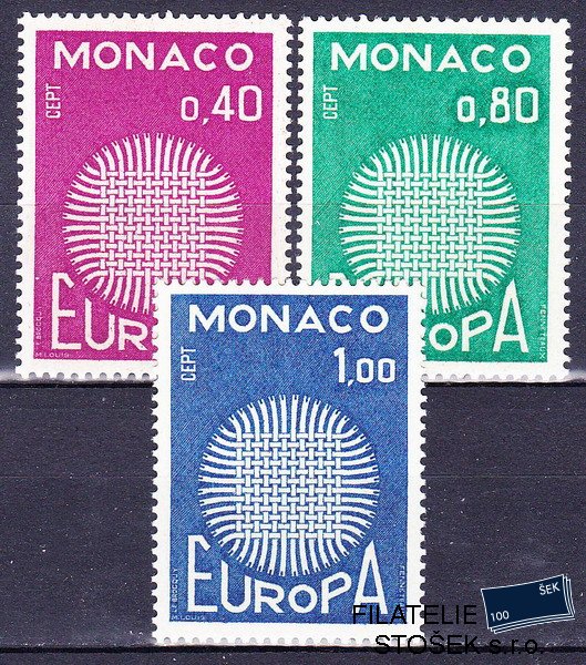 Monako známky Mi 0977-9