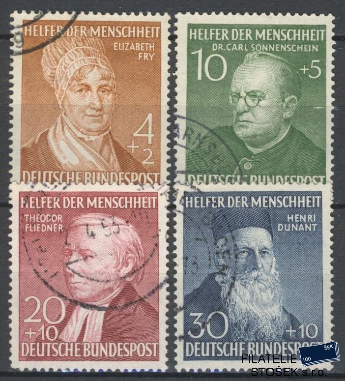 Bundes známky Mi 0156-9