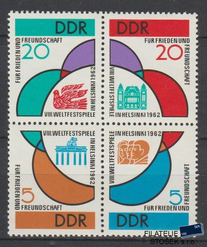 NDR známky Mi 901-4 4 Blok