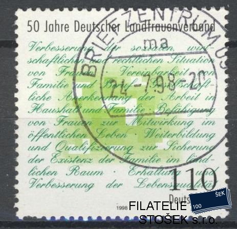 Bundes známky Mi 1988