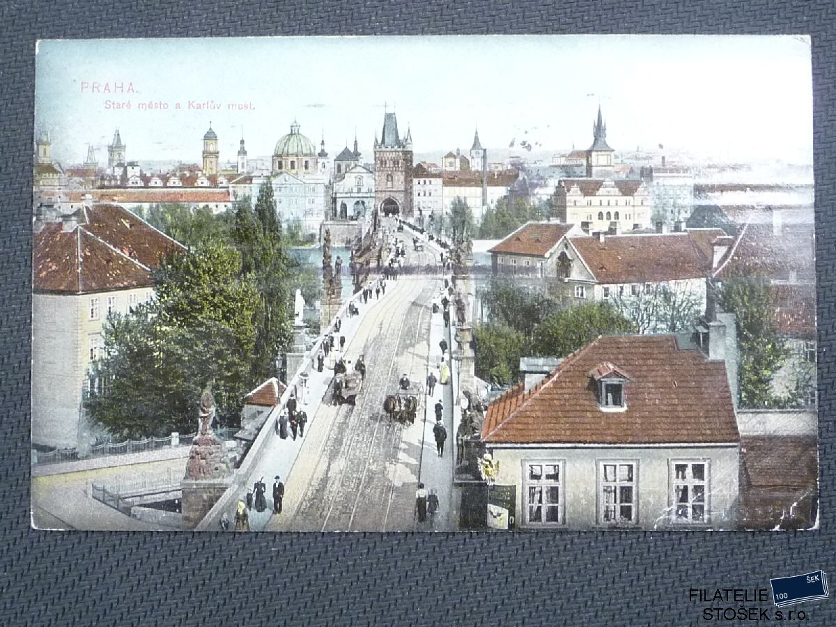 Pohlednice - Praha - Karlův most