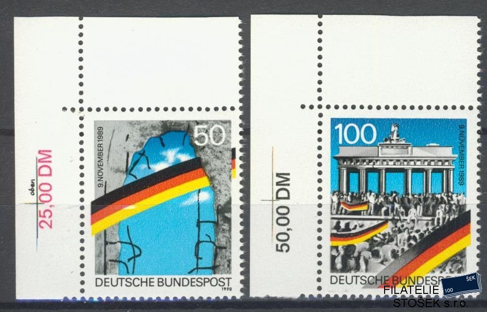 Bundes známky Mi 1481-2 I