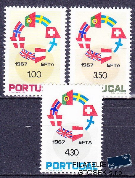 Portugalsko známky Mi 1043-5