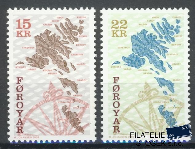 Faerské ostrovy známky Mi 379-80