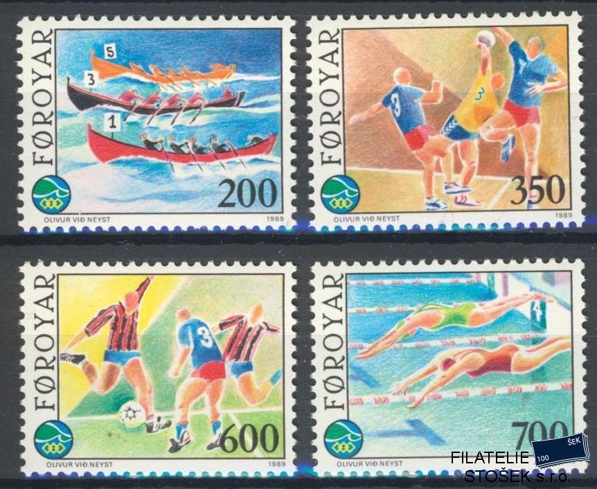 Faerské ostrovy známky Mi 186-9