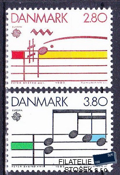 Dánsko známky Mi 0835-6
