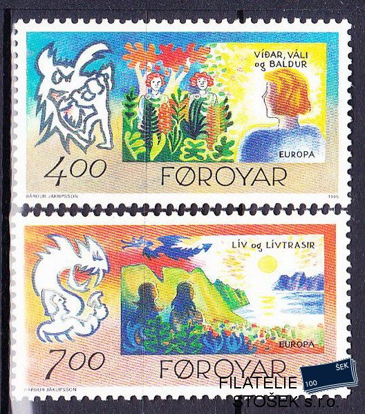 Faerské ostrovy známky Mi 0278-9