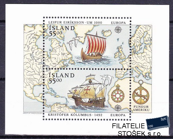 Island známky Mi 0762-3 (Bl.13)
