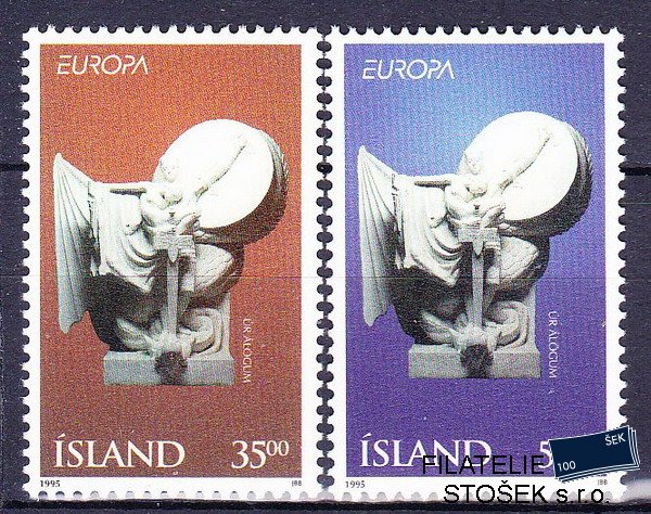 Island známky Mi 0826-7