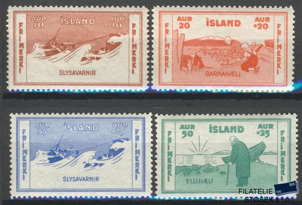 Island známky Mi 168-71
