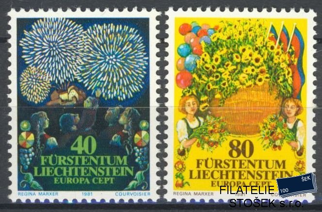 Liechtenstein známky Mi 0764-5