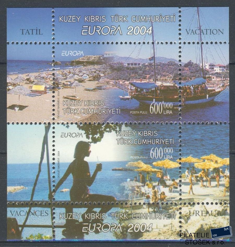 Turecký Kypr známky Mi 0598-9 (Bl.22)