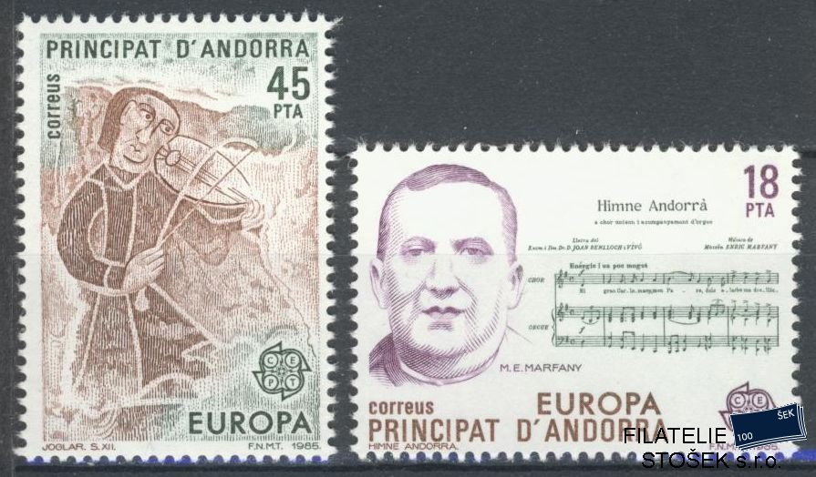 Andora šp. známky Mi 0181-2