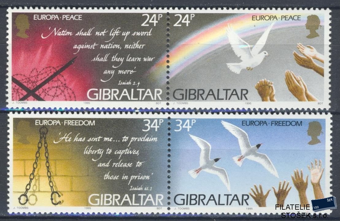Gibraltar známky Mi 0710-3 St
