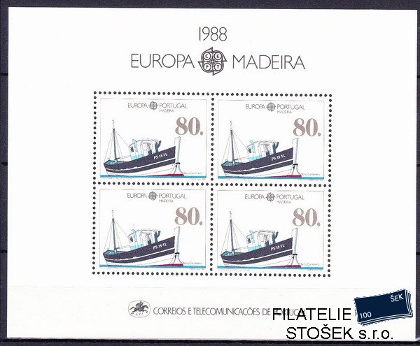 Madeira známky Mi 0118 (Bl.9)