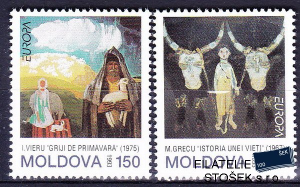 Moldavsko známky Mi 0094-5