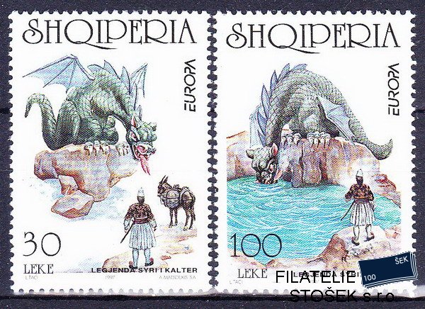 Albánie známky Mi 2619-20