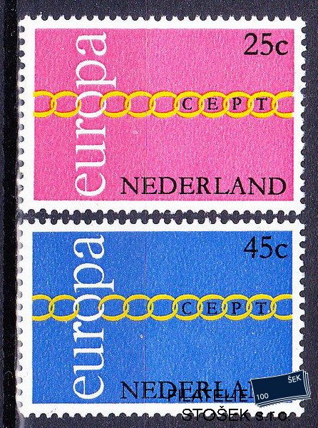 Holandsko známky Mi 0963-4