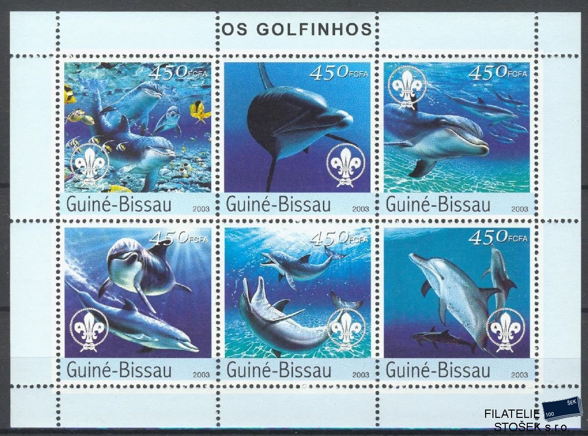 Guinea Bissau známky Mi 2578-83 - Ryby