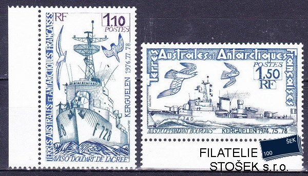 Antarktida francouzská známky Mi 138-9