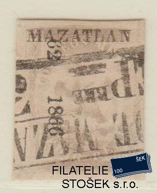 Mexiko známky Mi 19 - Mazatlan 62 1866