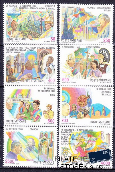 Vatikán známky Mi 926-33
