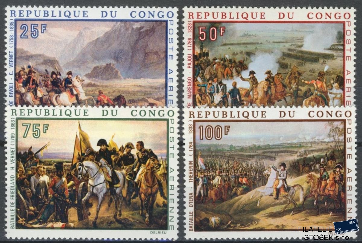 Congo fr. známky Mi 0173-6