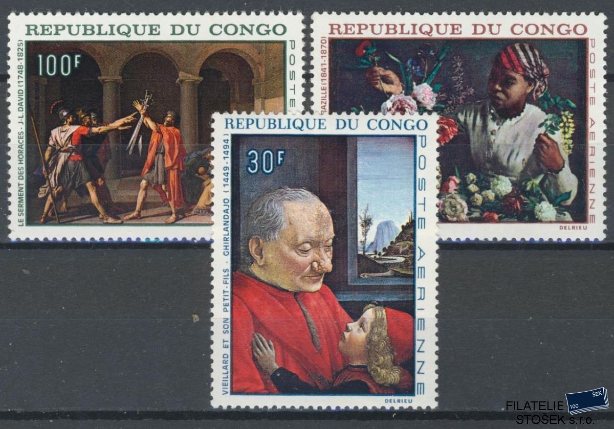 Congo fr. známky Mi 0148-50
