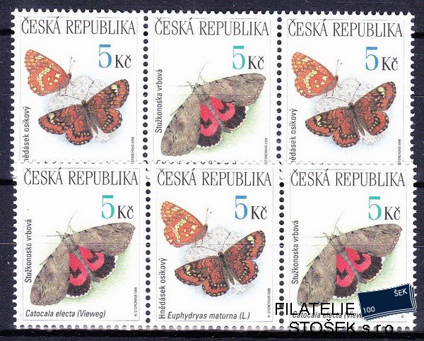 Česká republika známky 211-2 Trojpásky