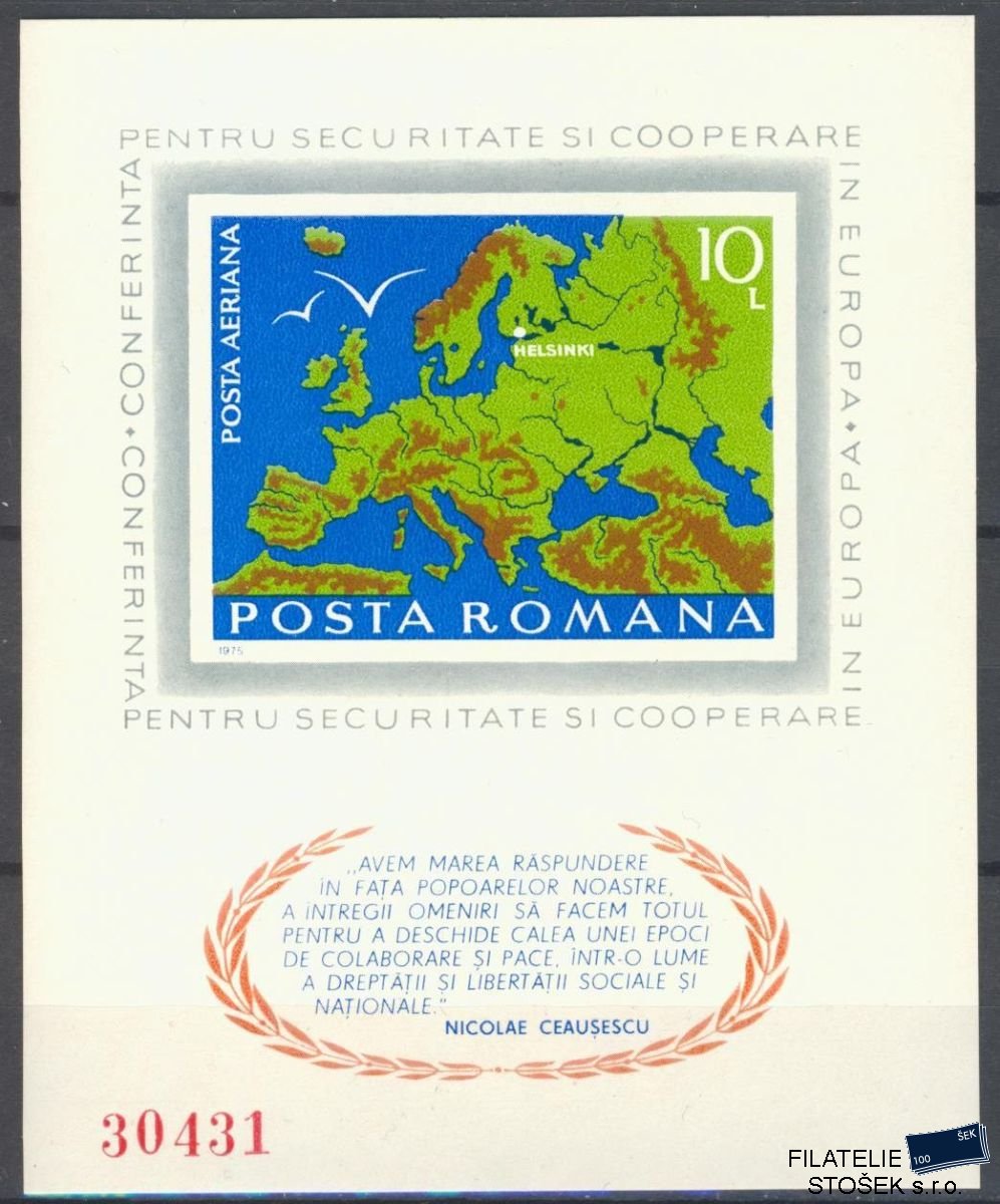 Rumunsko známky Mi 3284 (Bl.125)