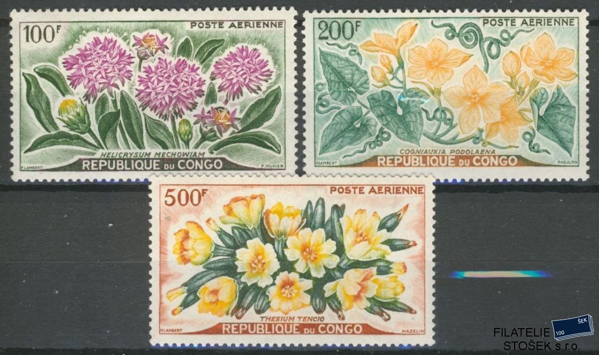 Congo fr. známky Mi 0009-11