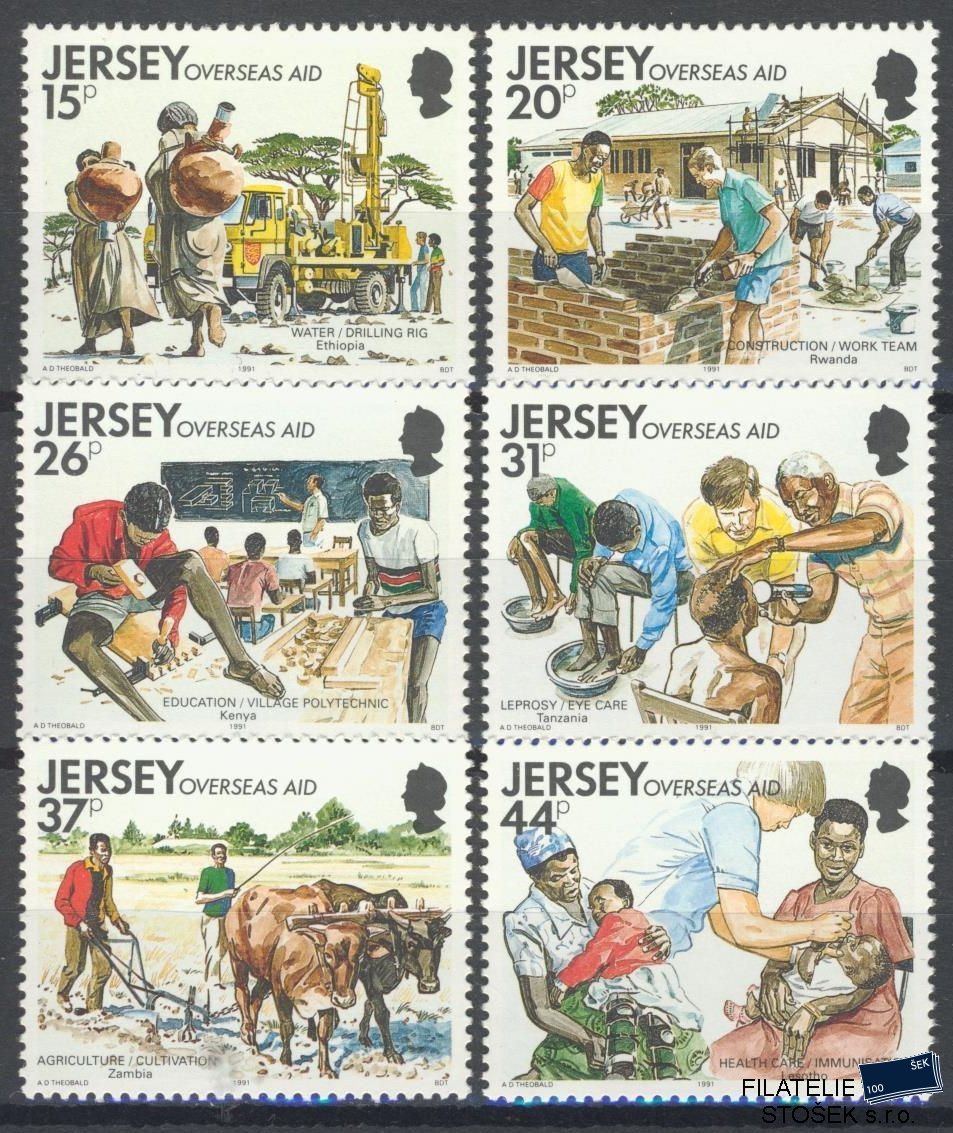 Jersey známky Mi 553-8