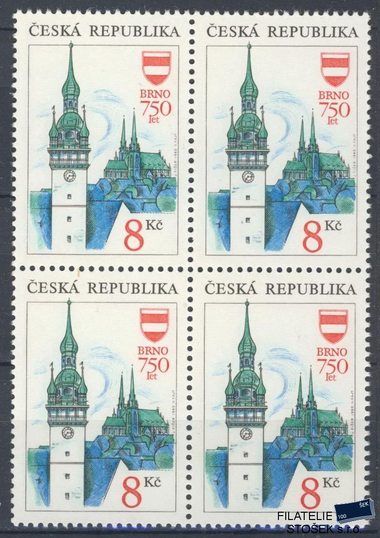 Česká republika známky 9 4 Blok