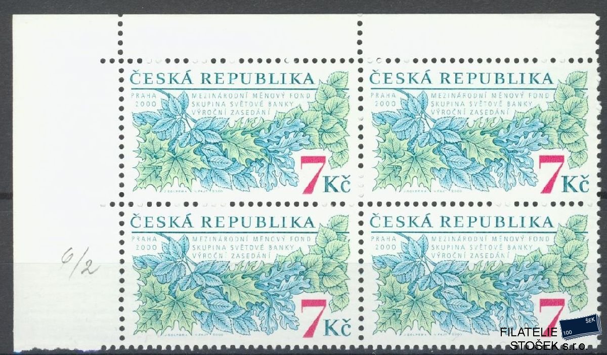 Česká republika známky 270 4 Blok