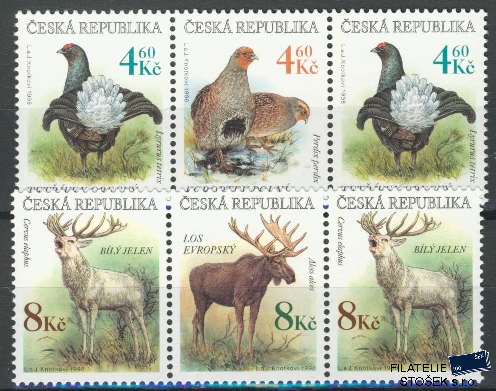 Česká republika známky 179-82 Spojky