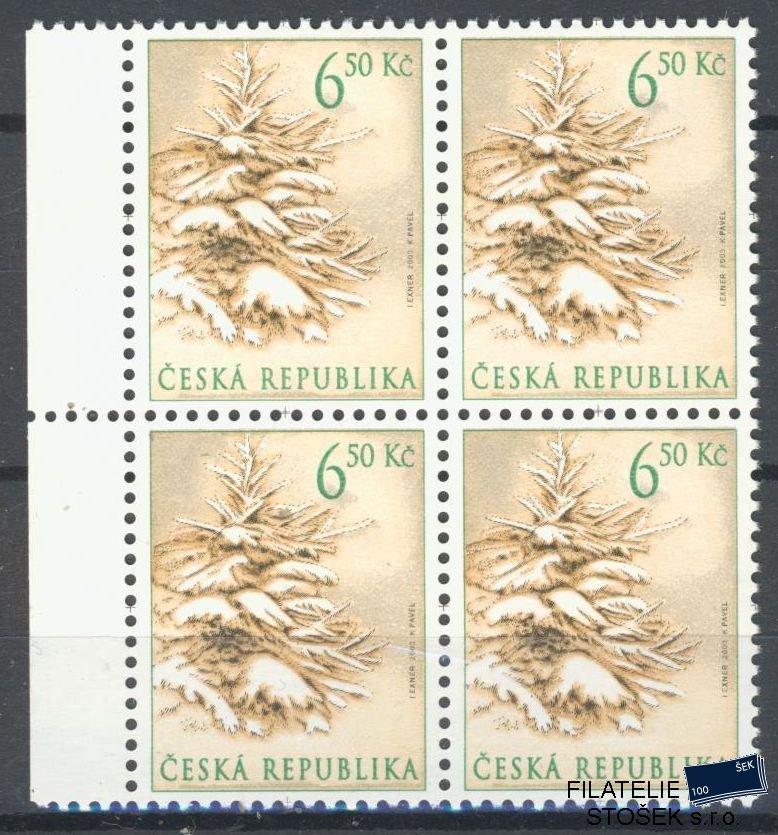 Česká republika známky 386 4 Blok