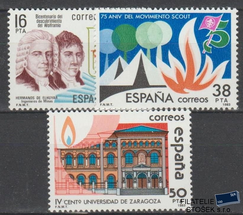 Španělsko známky Mi 2598-2600
