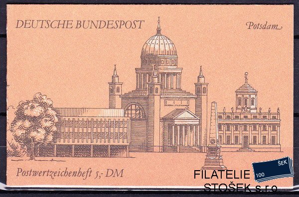 Bundes známky Mi 1341-2+1347+1406 (MH 26)