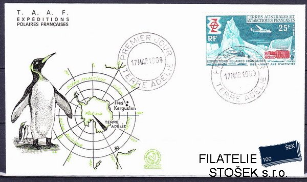 Antarktida francouzská známky Mi 0050