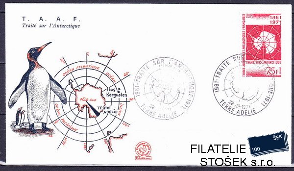 Antarktida francouzská známky Mi 0067 razítko Terre Adélie