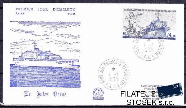 Antarktida francouzská známky Mi 0239 razítko Iles Kerguelen