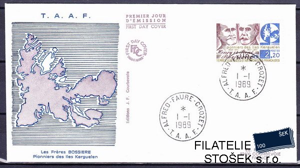 Antarktida francouzská známky Mi 0255 razítko Iles Crozet